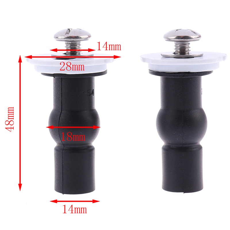 Bộ 2 Ốc Vít Cao Su Cố Định Nắp Bồn Cầu 3