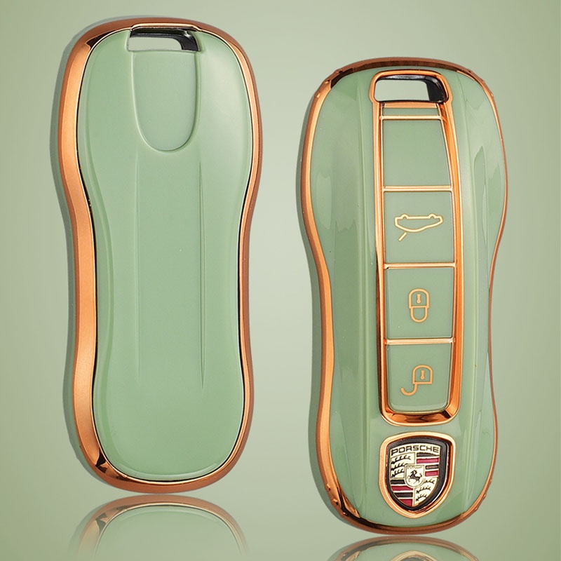 Vỏ TPU Bảo Vệ Chìa Khóa Cho Xe Hơi Porsche Macan Boxser 911 Macan Boxser