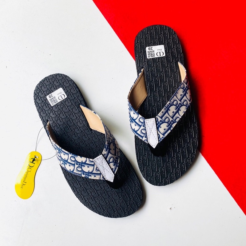 Dép kẹp xỏ ngón nam Dior 5 màu quai vải thời trang bền bỉ dành cho nam.