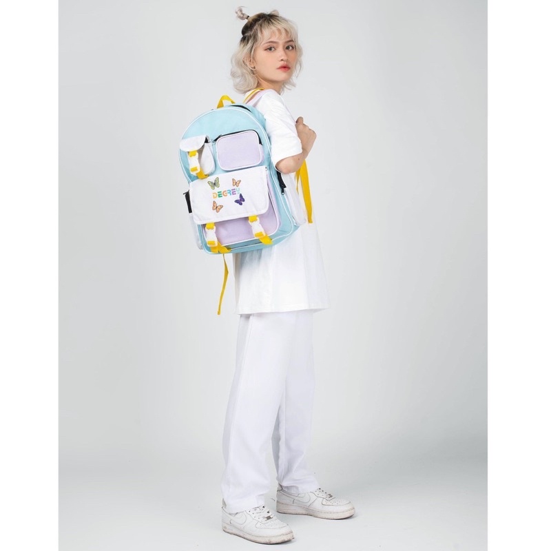 Balo Degrey Tiedye Butterfly Thời Trang Nam Nữ Backpack 2810 Shop Balo Đi Học Đi Chơi Ulzzang Unisex