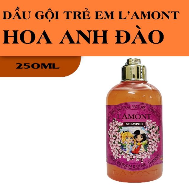 Dầu Gội Cho Bé LAmont En Provence Hương Hoa Anh Đào Chai 250ml