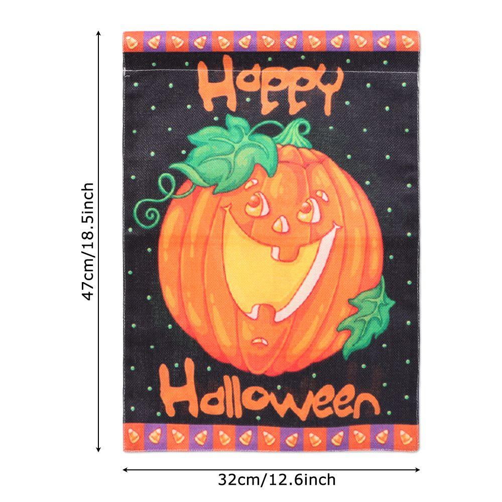 KUNHEV Cờ Hoa Mẫu Đơn Trang Trí Halloween