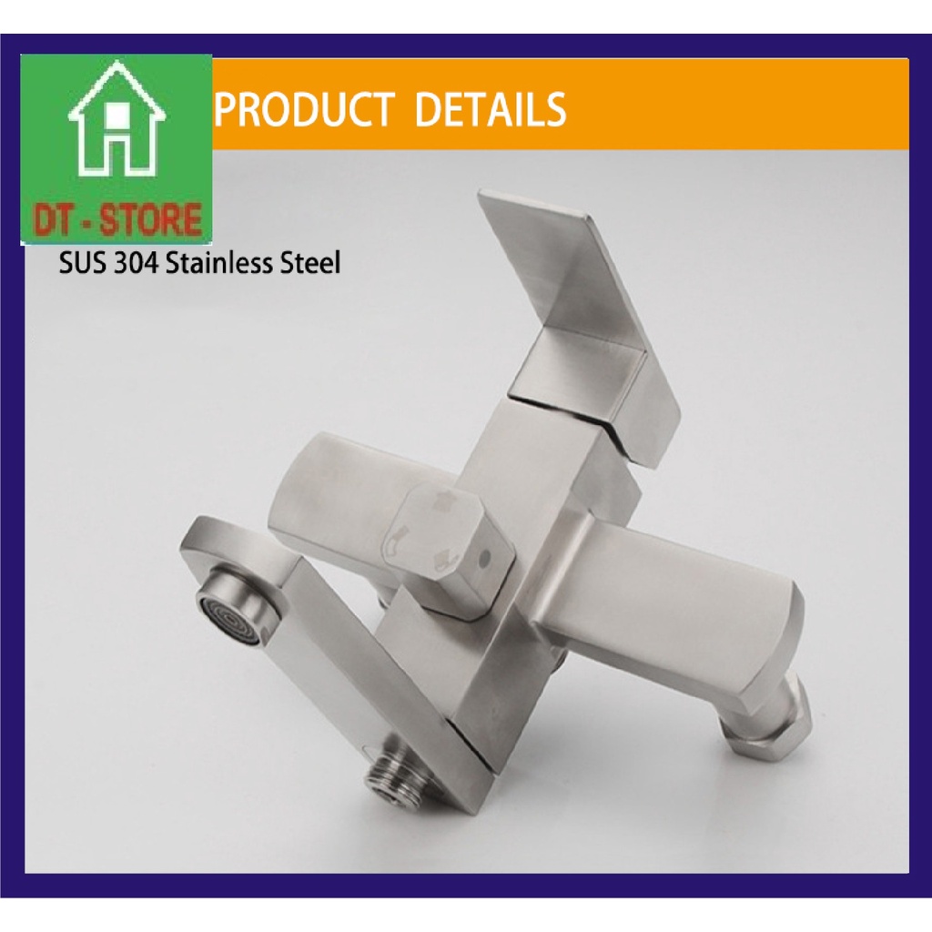 Bộ Sen Cây Tắm Đứng Nóng Lạnh INOX mờ SUS 304, thương hiệu KOREA. HÀNG CHÍNH HÃNG