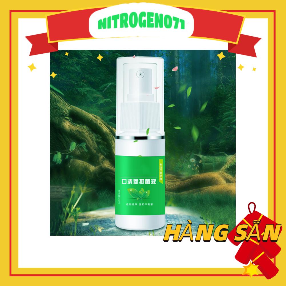 [Hàng mới về] Chai xịt miệng kháng khuẩn giảm hôi miệng/ đau răng
