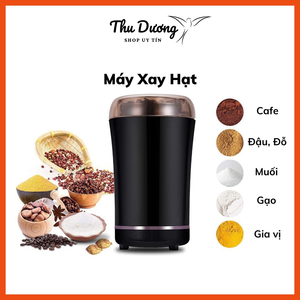 Máy Xay Hạt Khô mini, Hạt Tiêu, Bột Ngũ Cốc, Cafe, Thảo Dược, Các Loại Hạt Cực Nhanh Chỉ Từ 6 Đến 18 Giây 001