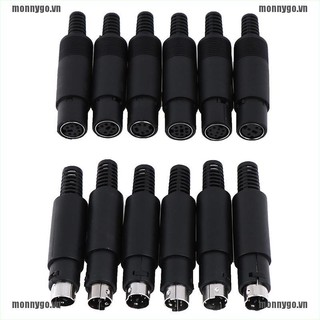 Đầu Nối Giắc Cắm DIN Mini 3 / 4 / 5 / 6 / 7 / 8 PIN Chuyên Dụng