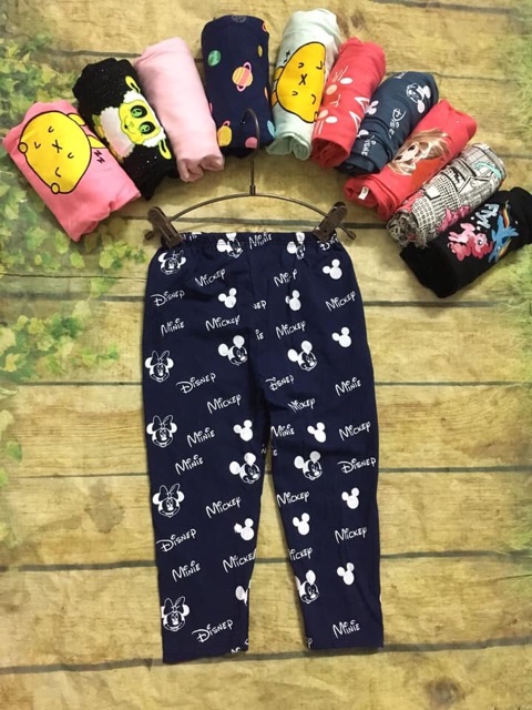 Quần legging dài cho bé gái 8-20kg- Giao màu ngẫu nhiên