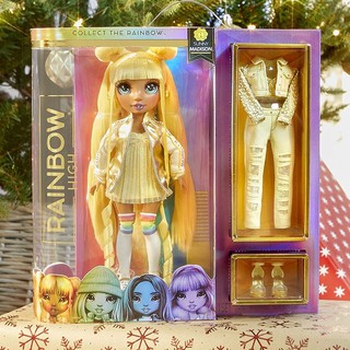 ĐỒ CHƠI RAINBOW HIGH - Cô nàng thời trang Rainbow High- Sunny Madison - MÃ SP 569626E7C - HĐT