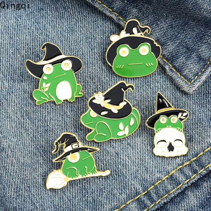 Trâm cài áo Miss Zoe hình ếch hoạt hình xinh xắn