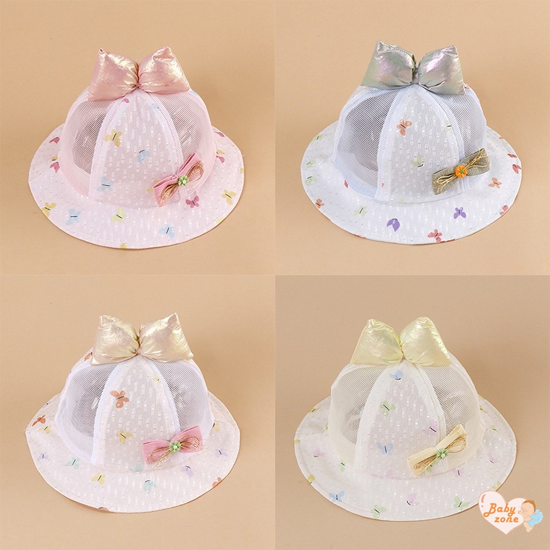 Mũ Tai Bèo Chống Nắng Thoáng Khí Cho Bé 3-15M