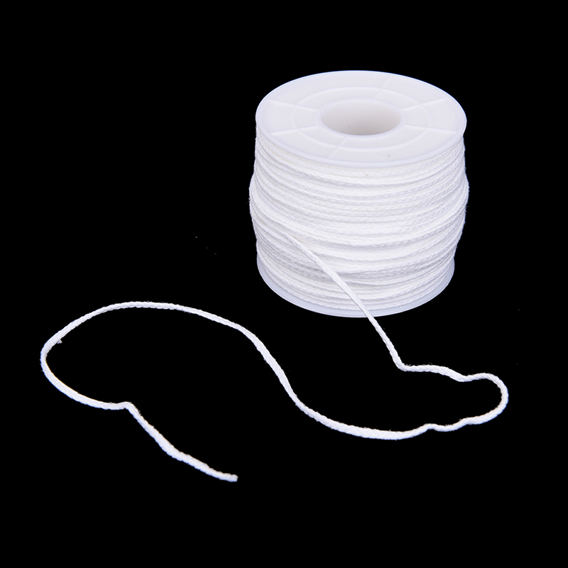 Cuộn dây cotton vuông 61mx2.5mm làm nến chuyên dụng