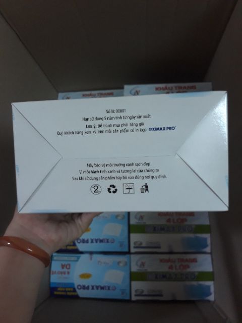 Khẩu trang y tế 4 lớp @ Ximax Pro CHẤT LƯỢNG CAO