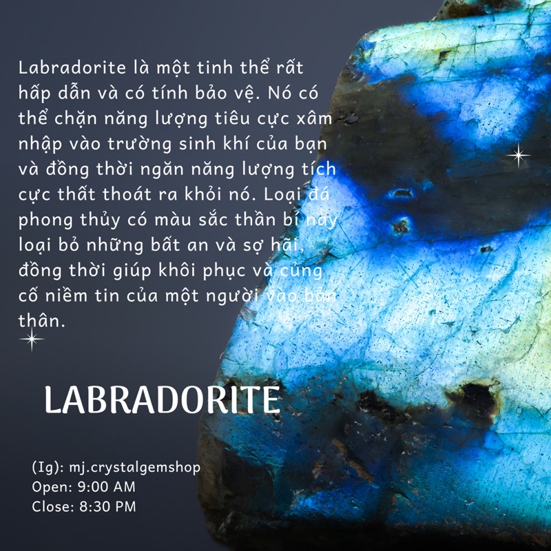 Đá thô thiên nhiên Labradorite màu đen ánh cầu vồng sưu tầm, làm handmade, reiki, thanh tẩy, thiền định