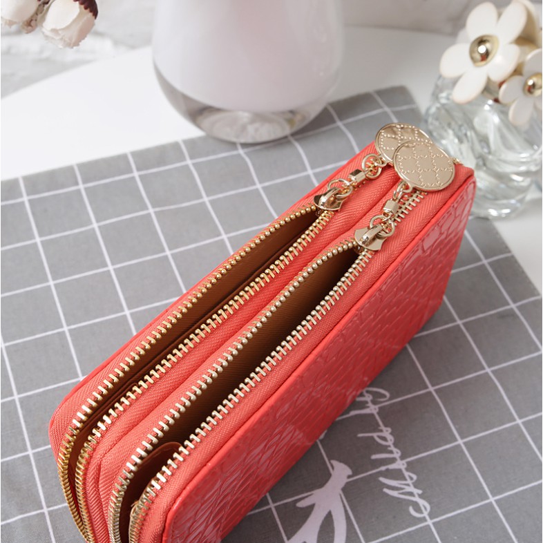 Ví bóp nữ dài cầm tay thời trang veluci