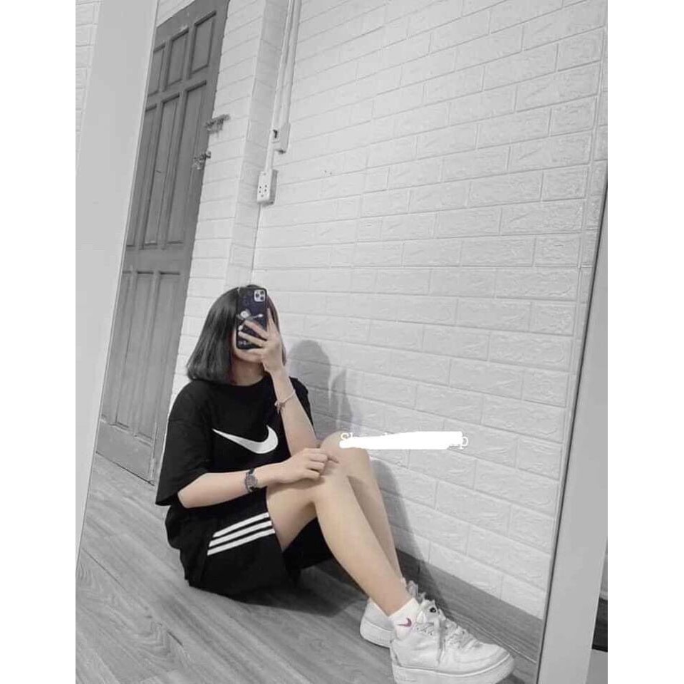 Quần 3 sọc lửng basic dáng suông phong cách ulzzang/ Quần short thể thao thời trang nam nữ_kudoshop