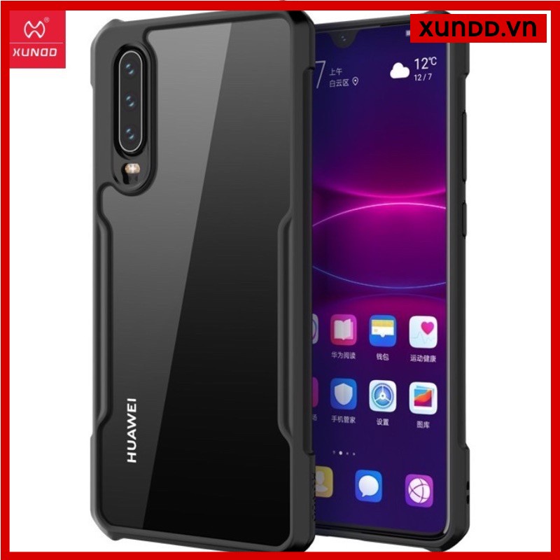 Ốp Lưng chính hãng Xundd cho Huawei P30 - Màu đen Kiểu Dáng thể thao, chống sốc