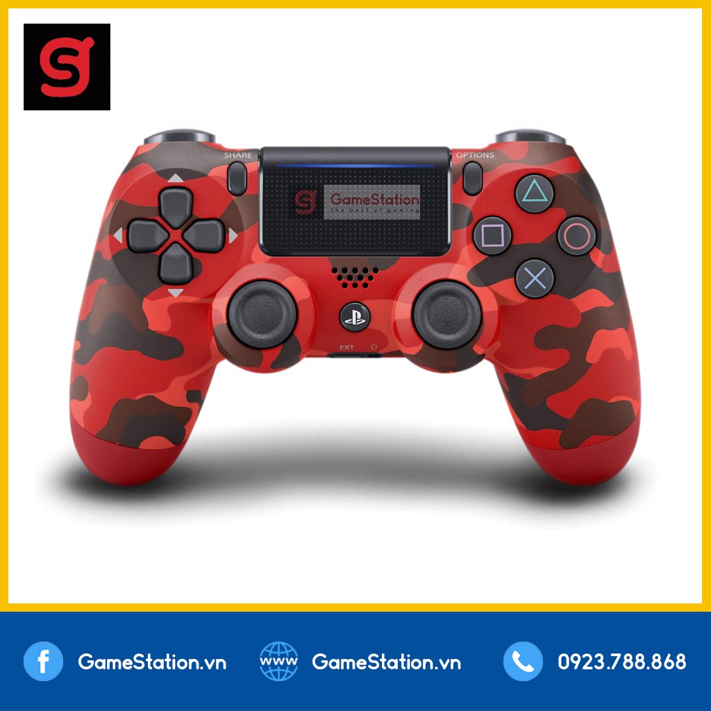  Tay Cầm PS4 Pro 2020 - Màu Red Camo