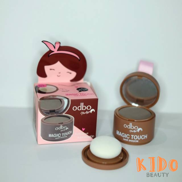 Phấn Che Khuyết Điểm Tóc Thưa & Hói ODBO Magic Touch Hair Shadow 3g Thái Lan | Phấn phủ che chân tóc