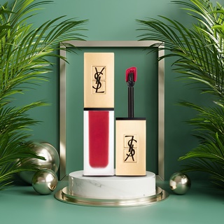 Son Kem Lì YSL 10 Màu Đỏ Hồng Carmin Statement