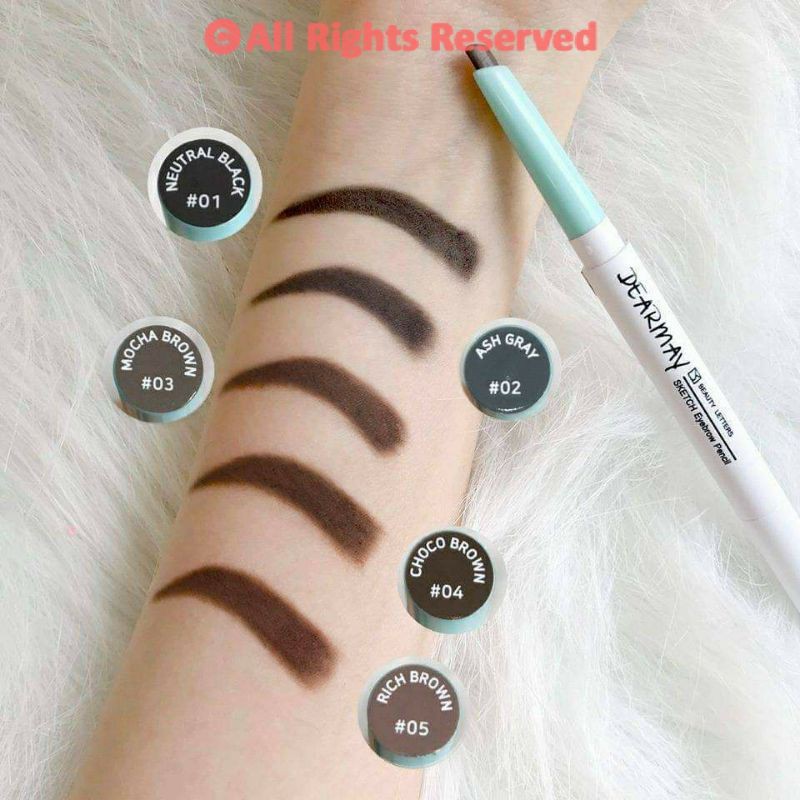 (GRAB / NOWSHIP) (DATE 21-10-2023) Chì Kẻ Mày Dearmay Sketch Eyebrow Pencil