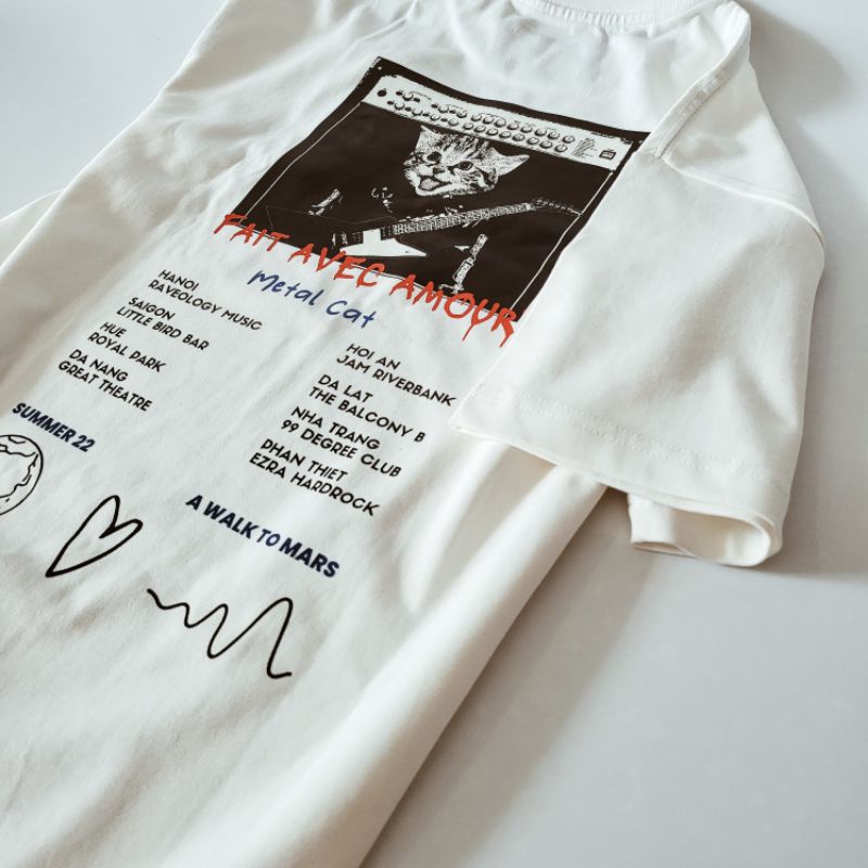 Áo thun Metal Cat