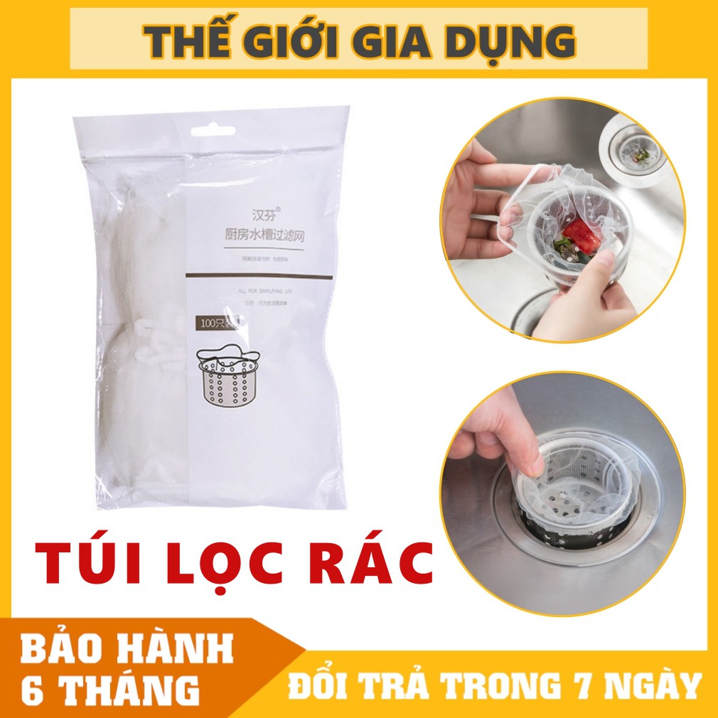 Combo 100/200/300 Túi Lọc Rác Cặn Bồn Rửa Chén Bát