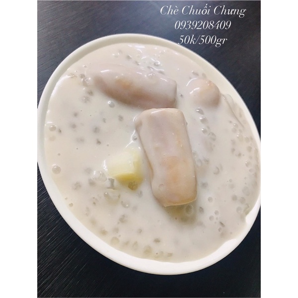 Chè Chuối Chưng Nước Cốt Dừa /500gr