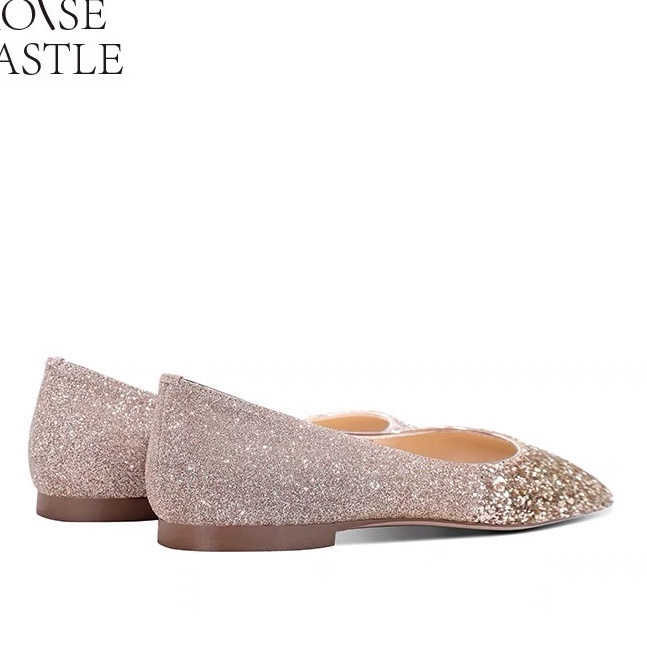 Giày đế bệt kim tuyến