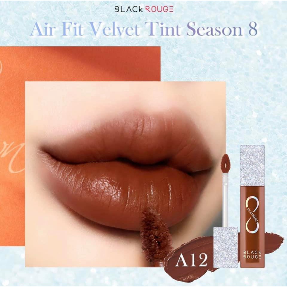 Son Kem Lì Black Rouge Ver 8 A12, A06, A03 CHÍNH HÃNG Siêu Mịn- Thỏi Son Môi Black rouge Air Fit Velvet Tint - GENB