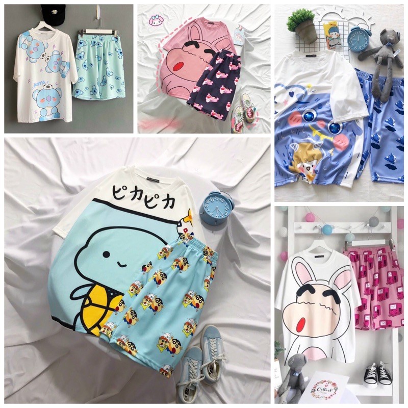 Quần đùi hoạt hình cartoon chipi Hot