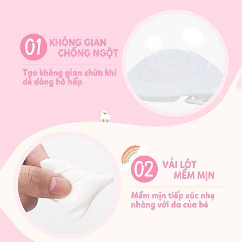 Combo 3 túi 9 cái Khẩu trang gấu Bé Tuti Kids Mask Thịnh Phát, khẩu trang cho bé 6 tháng-3 tuổi, 4 lớp kháng khuẩn 99%