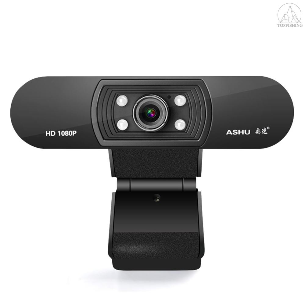 Webcam 2.0 megapixel HD 1080P tích hợp mic kết nối bằng USB 2.0