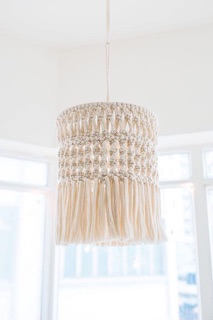 Đèn trang trí đèn chùm macrame