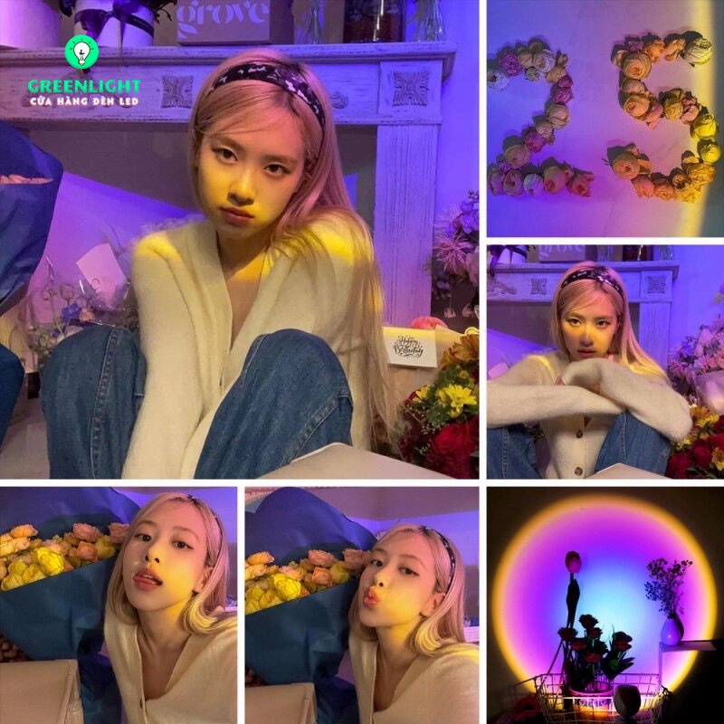 Đèn Hoàng Hôn TIKTOK 16 TRIỆU MÀU Điều Khiển APP ĐT+REMOTE đèn LED Sunset trang trí chụp ảnh quay video livestream