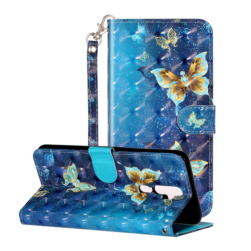 Bao Da Điện Thoại Nắp Lật Kèm Ngăn Đựng Thẻ Hoạt Hình 3d Cho Oppo A5 A9 2020 Oppo A7 A5S Ốp | BigBuy360 - bigbuy360.vn