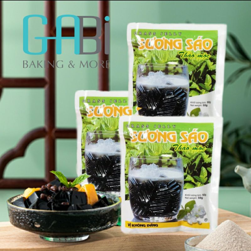 10 gói bột sương sáo đen (50g/gói)