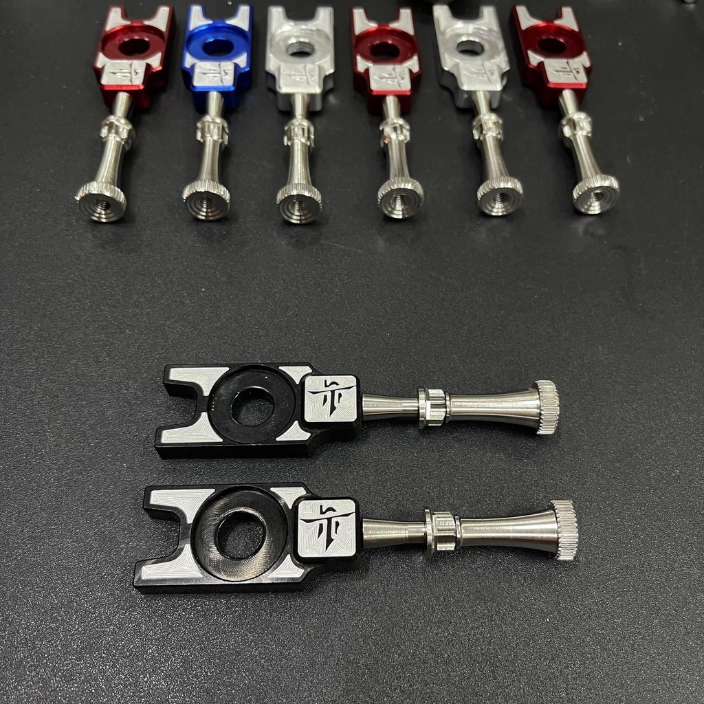 (HCM) Bộ pát tăng sên NHÔM CNC, bộ bát kéo sên NHÔM CNC độ màu kèm ốc gắn sử dụng cho các dòng xe WAVE, DREAM, SIRIUS,.