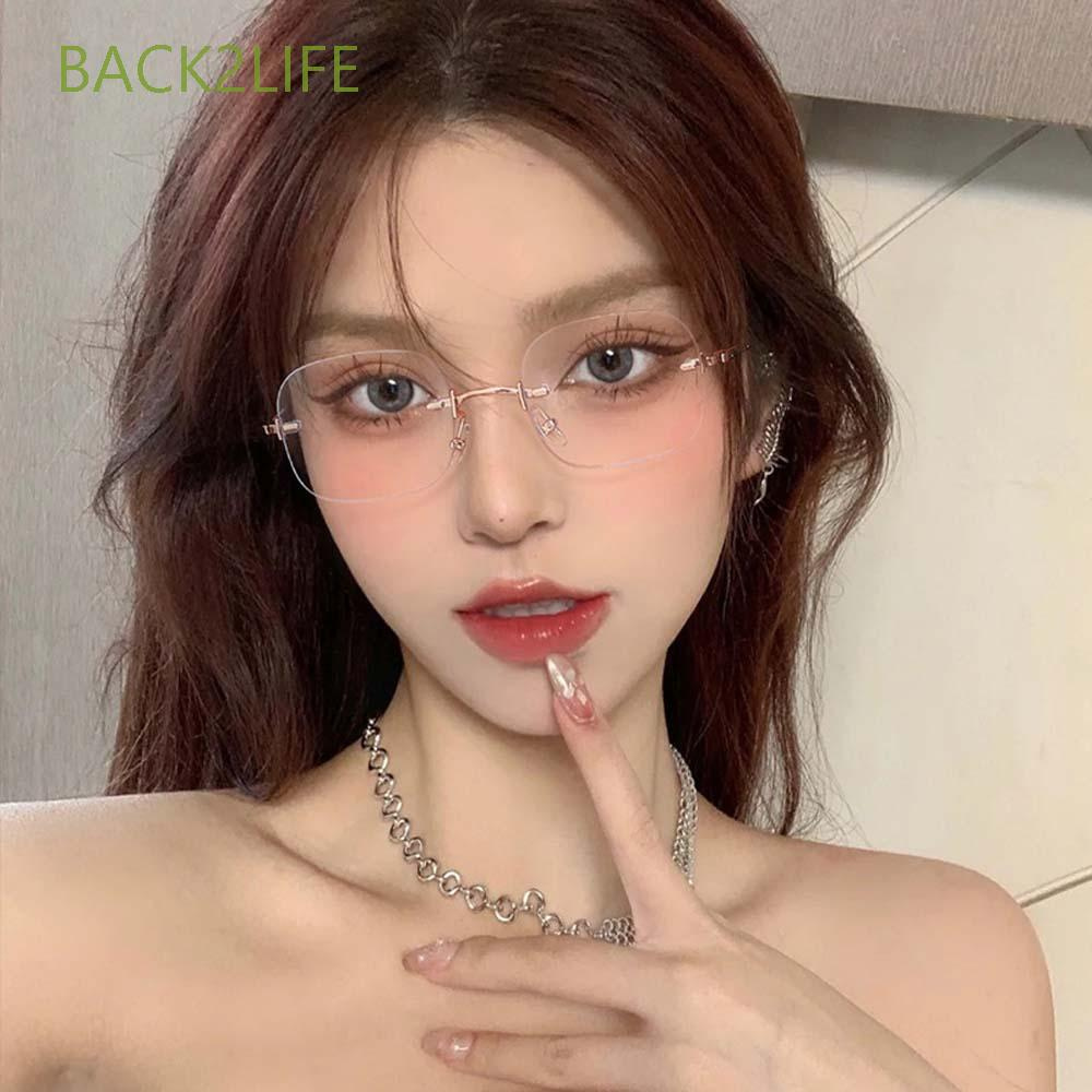 Kính Mát Không Gọng Chống Tia Sáng Xanh Thời Trang Hàn Quốc Cho Nam Nữ