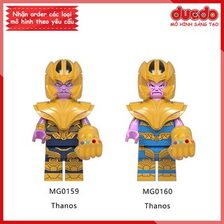 Minifigures THANOS kèm găng tay vô cực - Đồ chơi Lắp ghép Xếp hình Mini SuperHero Iron Man MG0159 MG0160