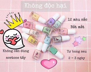 Set sơn móng tay Primark cho bé