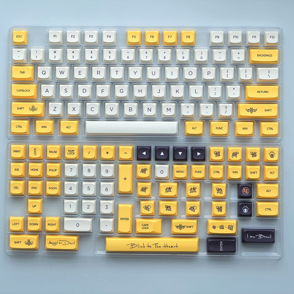 140 nút bàn phím cơ PBT chủ đề Angle or Davil
