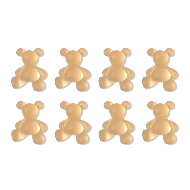 Hạt Đá 3D Dạ Quang Hình Gấu Trang Trí Móng Nghệ Thuật