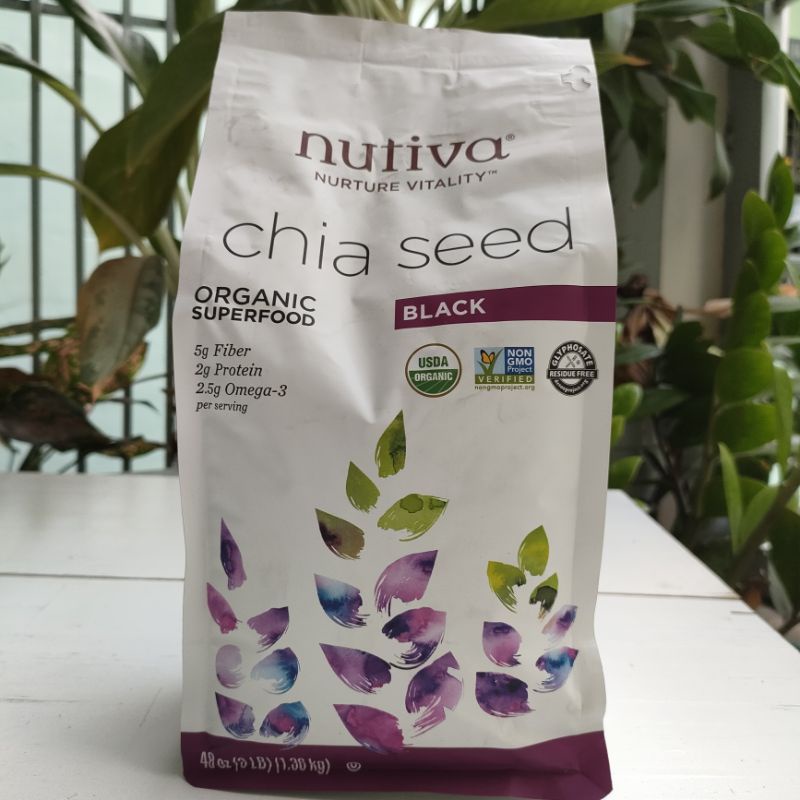 Hạt chia Nutiva Chia Seed 1.36kg -Mỹ