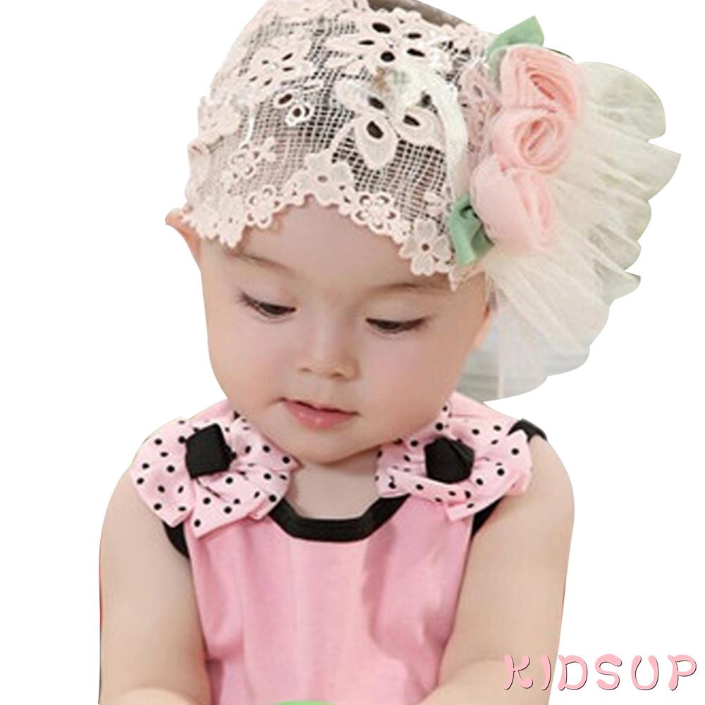 Băng đô có tóc giả phong cách Hàn Quốc cho bé gái