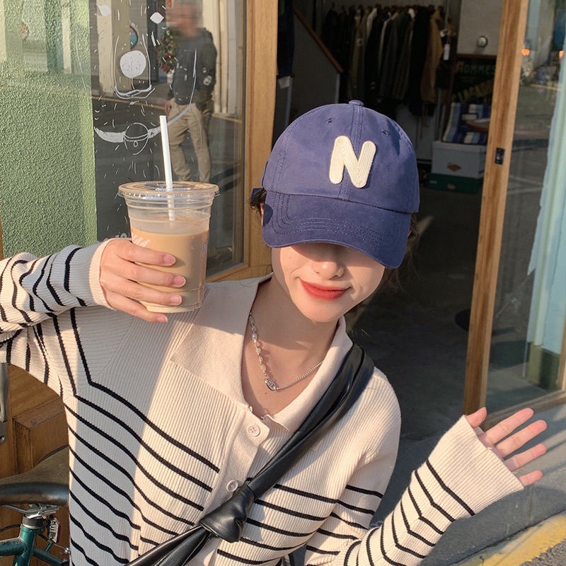 Mũ Beret Dệt Kim Mềm Màu Xanh Navy