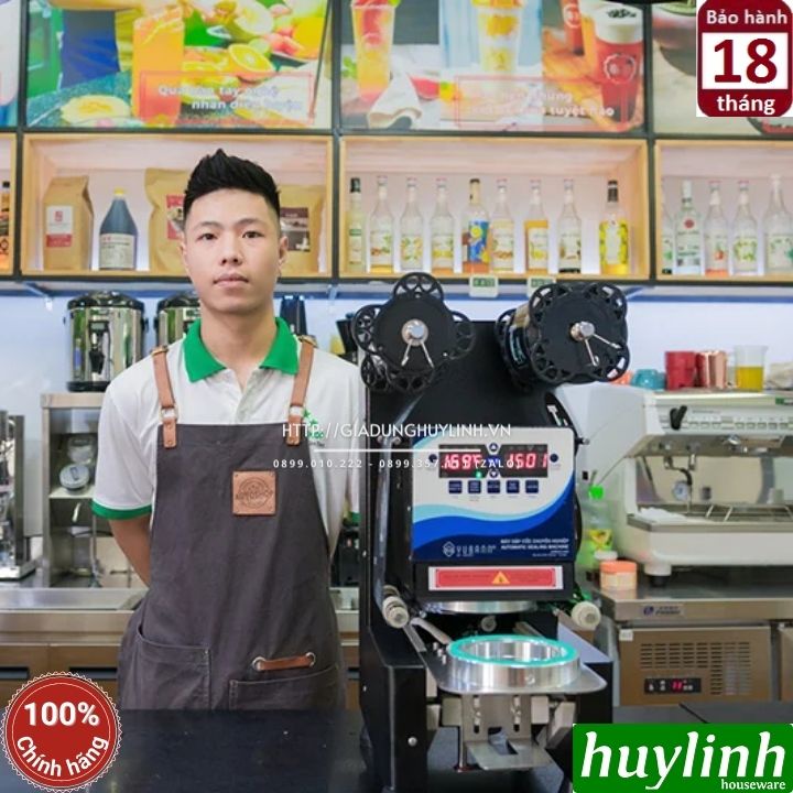 Máy dập ép miệng cốc ly tự động Yubann YB-88A [Máy dập nắp]