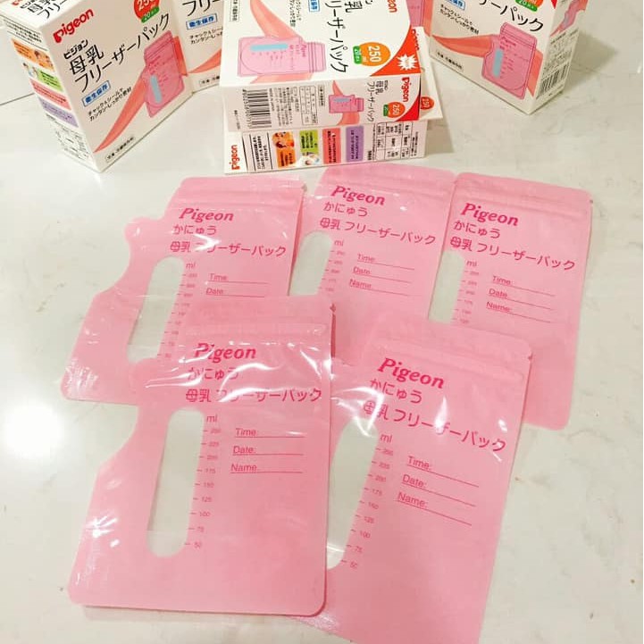 Combo 10 Túi Trữ Sữa Pigeon Cao Cấp 250ML