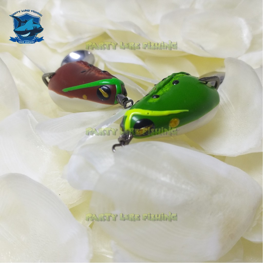 Nhái hơi Bulls Mini Frog - Mồi câu cá lóc