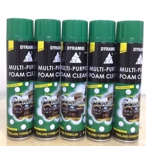 Xịt Bọt Tẩy, Vệ Sinh Nội Thất Foam Cleaner Thái Lan Màu Xanh Hàng Chuẩn Xịn Thái