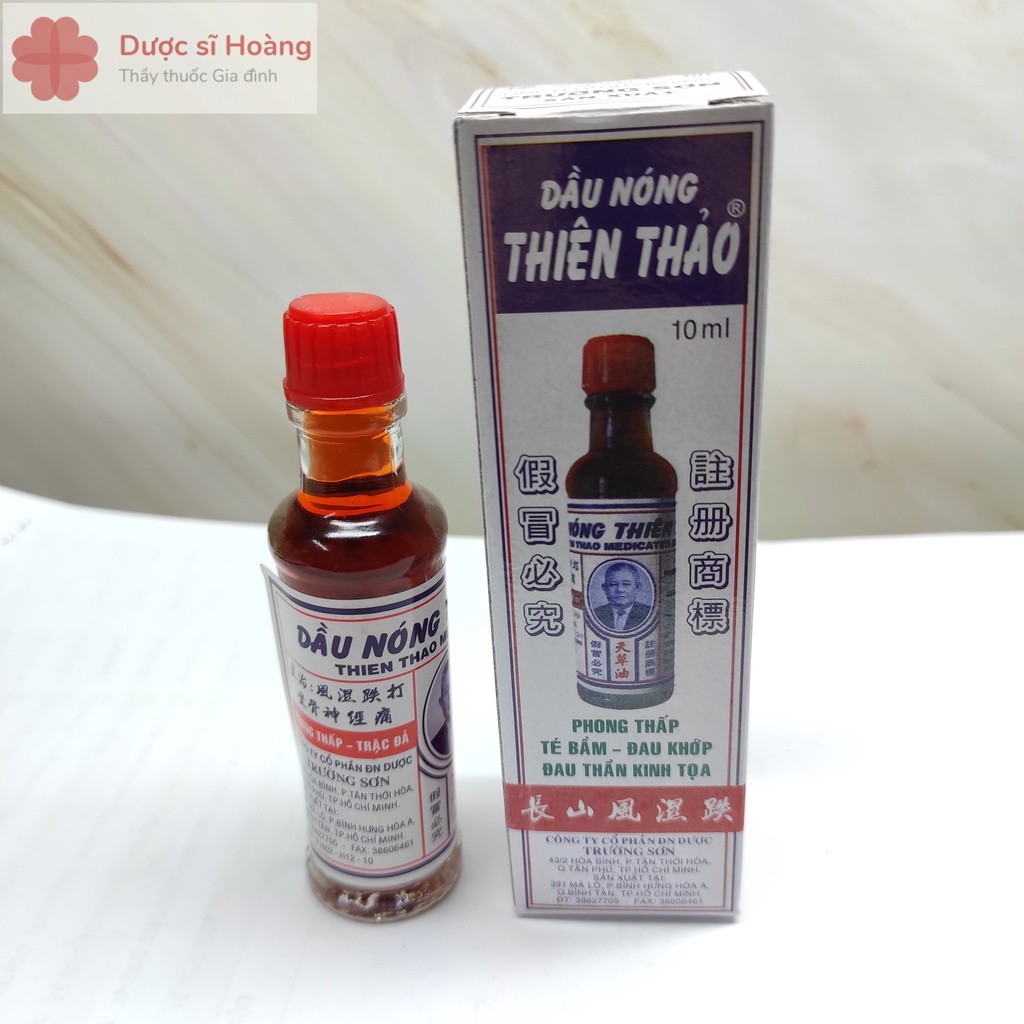 Dầu nóng Thiên Thảo - Lọ 10ml